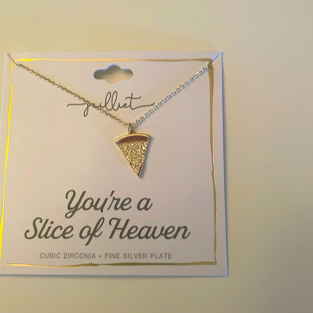 Gold-tone Necklace- You’re A Slice of Heaven